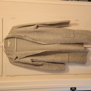 Long black and white Blazer cardigan